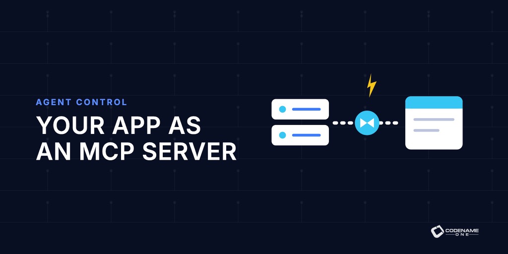 Codename One application exposed as an MCP server