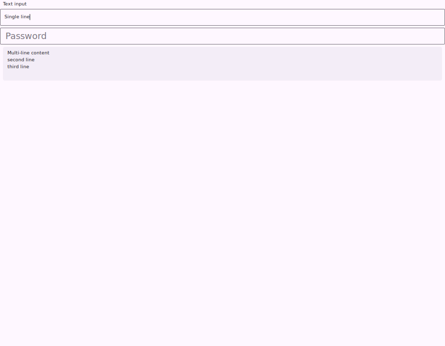 Native text editing inside a Codename One window on Linux