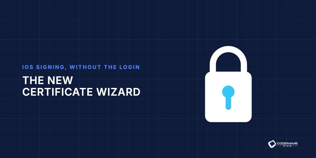The standalone certificate wizard