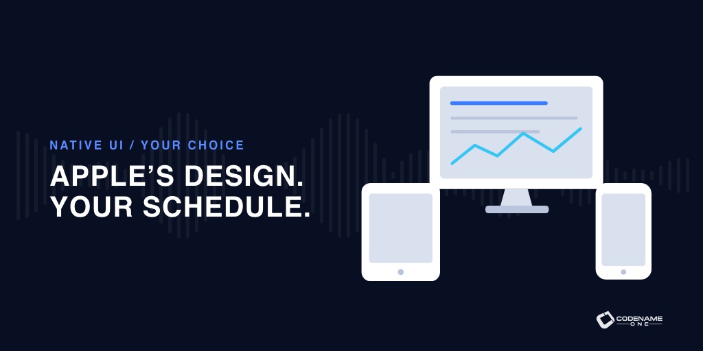 Apple designs iOS; you choose your redesign schedule