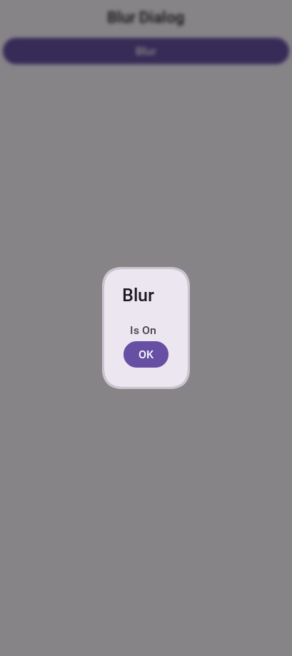 The blur effect coupled with the OS default tint