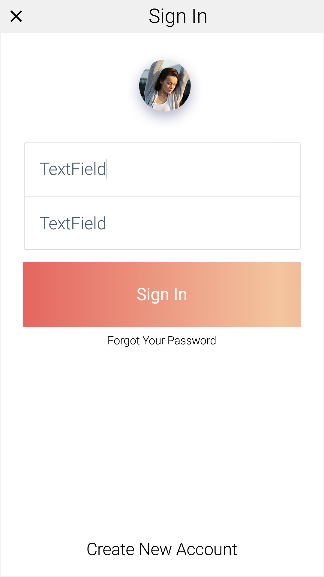 Login UI