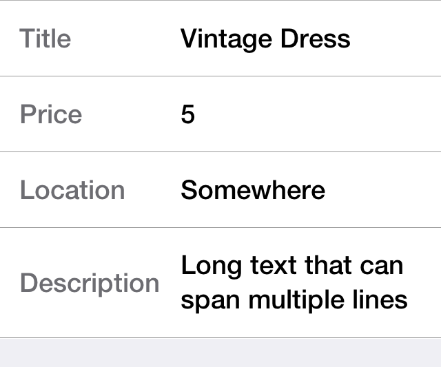An iOS native