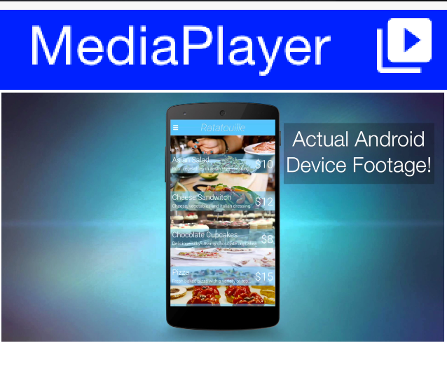 Media player sample