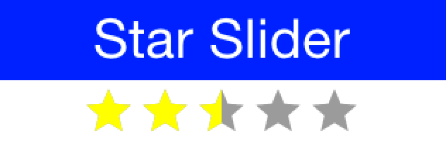 Star Ranking Slider