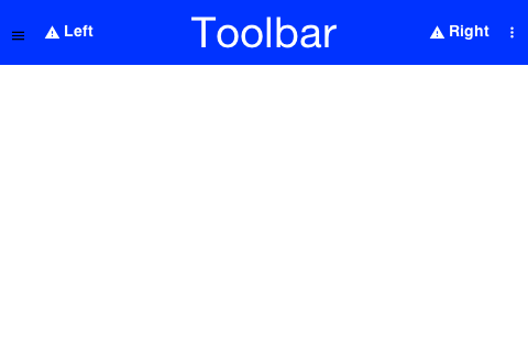 Simple usage of Toolbar