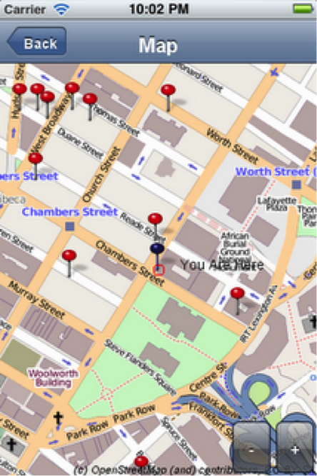 MapComponent with Google Location API