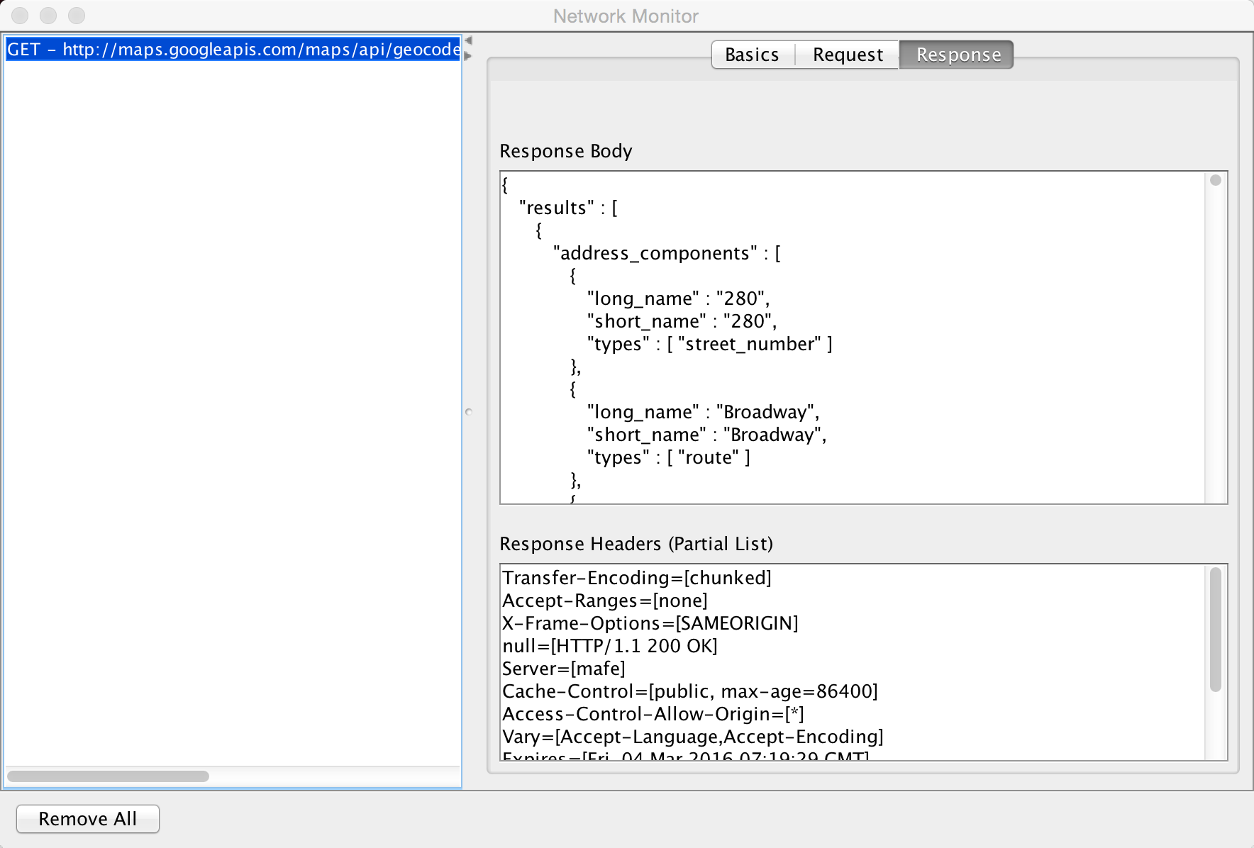 Debugging Network Connections