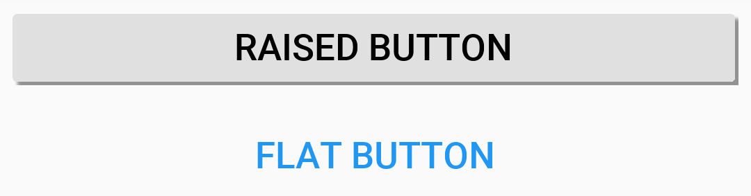 Raised and flat button in simulator