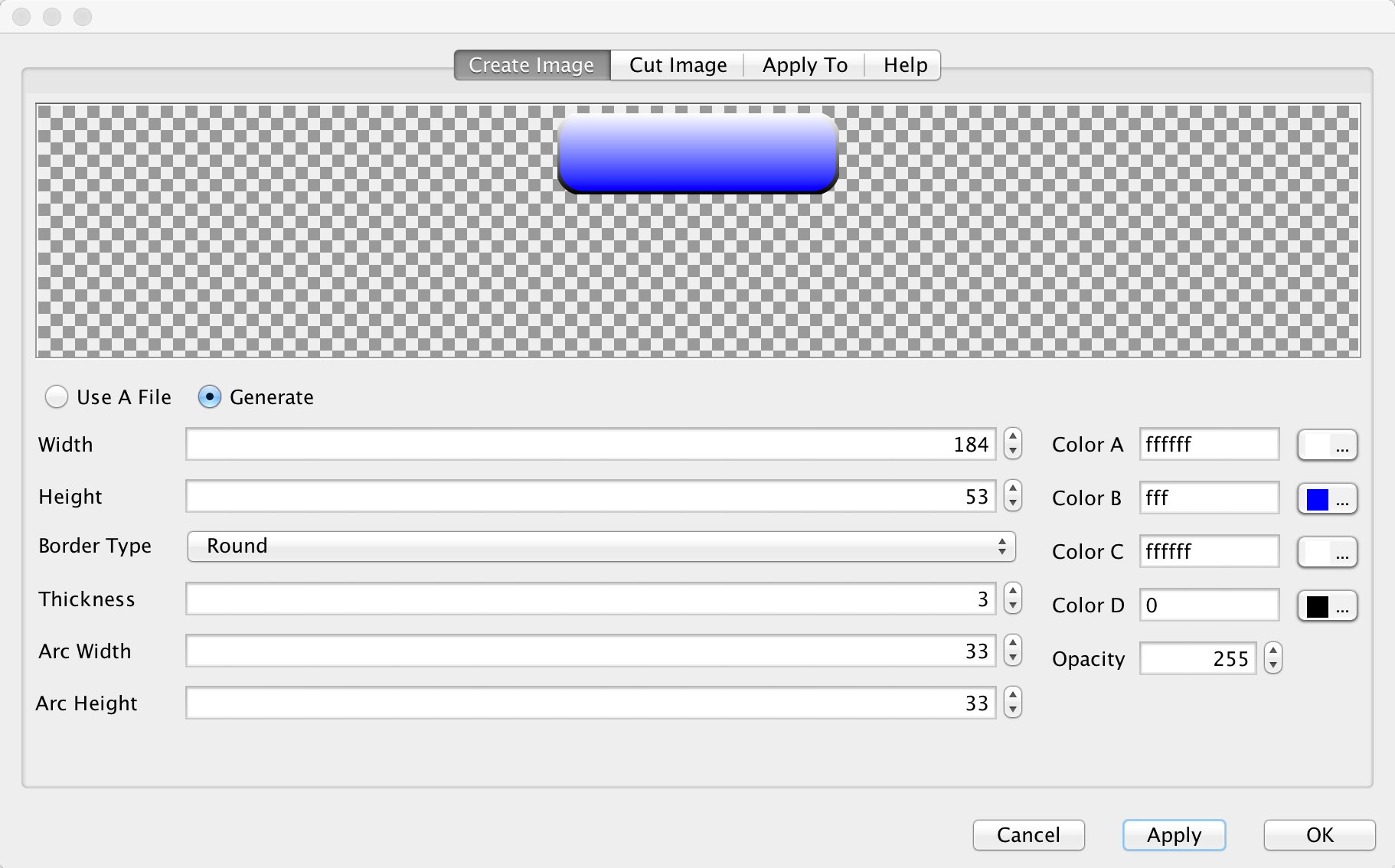 Stage 1: create or pick an image from an existing PNG file that we will convert to a 9-piece image