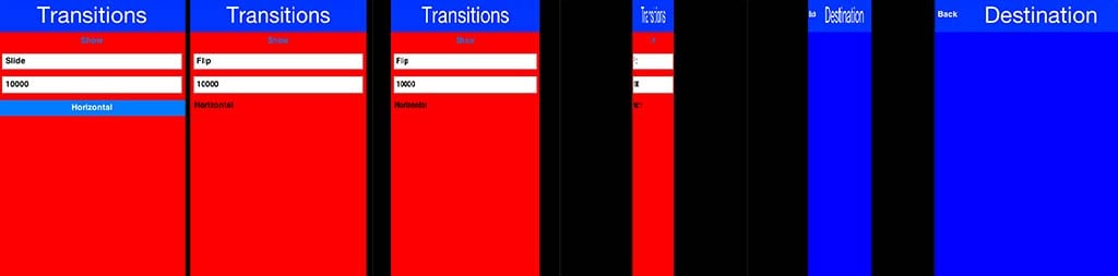 Fade transition is probably the simplest one around