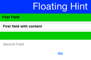 FloatingHint Component