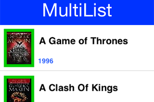MultiList and model in action